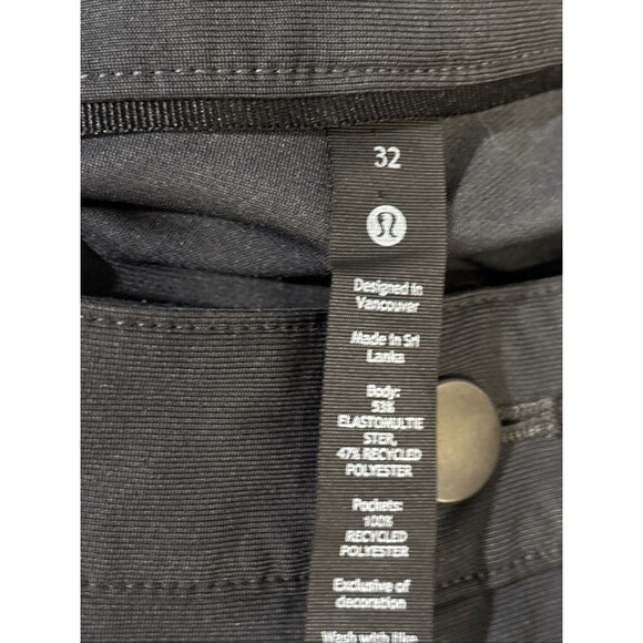 Lululemon ABC Classic Fit Pants Men's 32x30 Grey Stretch Performance Warpstreme - Picture 11 of 13